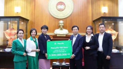 매뉴라이프, 태풍으로 큰 피해 입은 북부 지역 지원