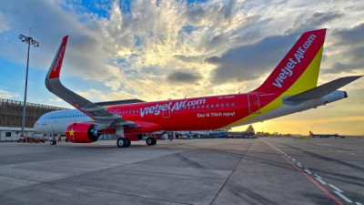 비엣젯 22대 최신형 항공기 크리스마스 시즌에 인도 받아