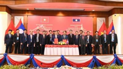 베트남 및 라오스 공인부, 안보 협력 강화