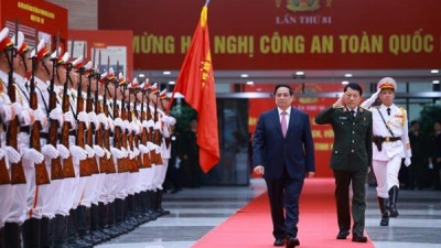 총리, 14차 전당대회와 제16기 국회의원선거 위한 인민공안군의 역할 촉구