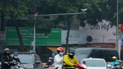 하노이, AI 교통 카메라 도입 5일간 759건 교통법규 위반 적발… 준수율 향상 기대