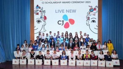 CJ, 람동성 우수 학생 100명에게 장학금 수여