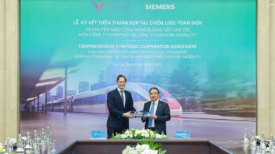 VinSpeed와 Siemens, 베트남 고속철도 개발 가속화 위한 협력 체결