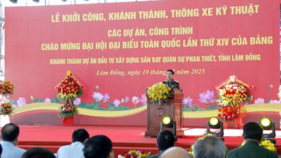 국방부, 3억 달러 규모 판티엣 군용공항 개항