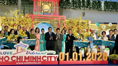 호찌민시, 2026년 첫 관광객 맞이