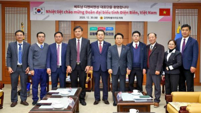 강원도의회, 베트남 디엔비엔성 대표단과 우호 교류