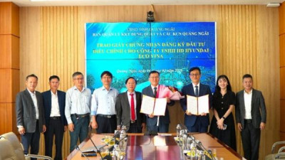 현대 에코비나, 꽝응아이성에 3억 3,500만 달러 투자 추진
